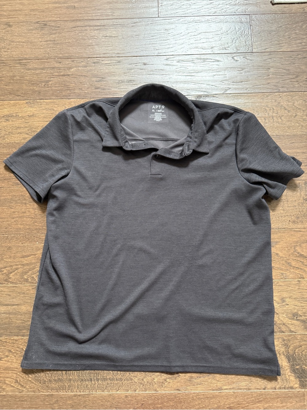 APT. 9 Men's Dark Grey Polo Shirt
